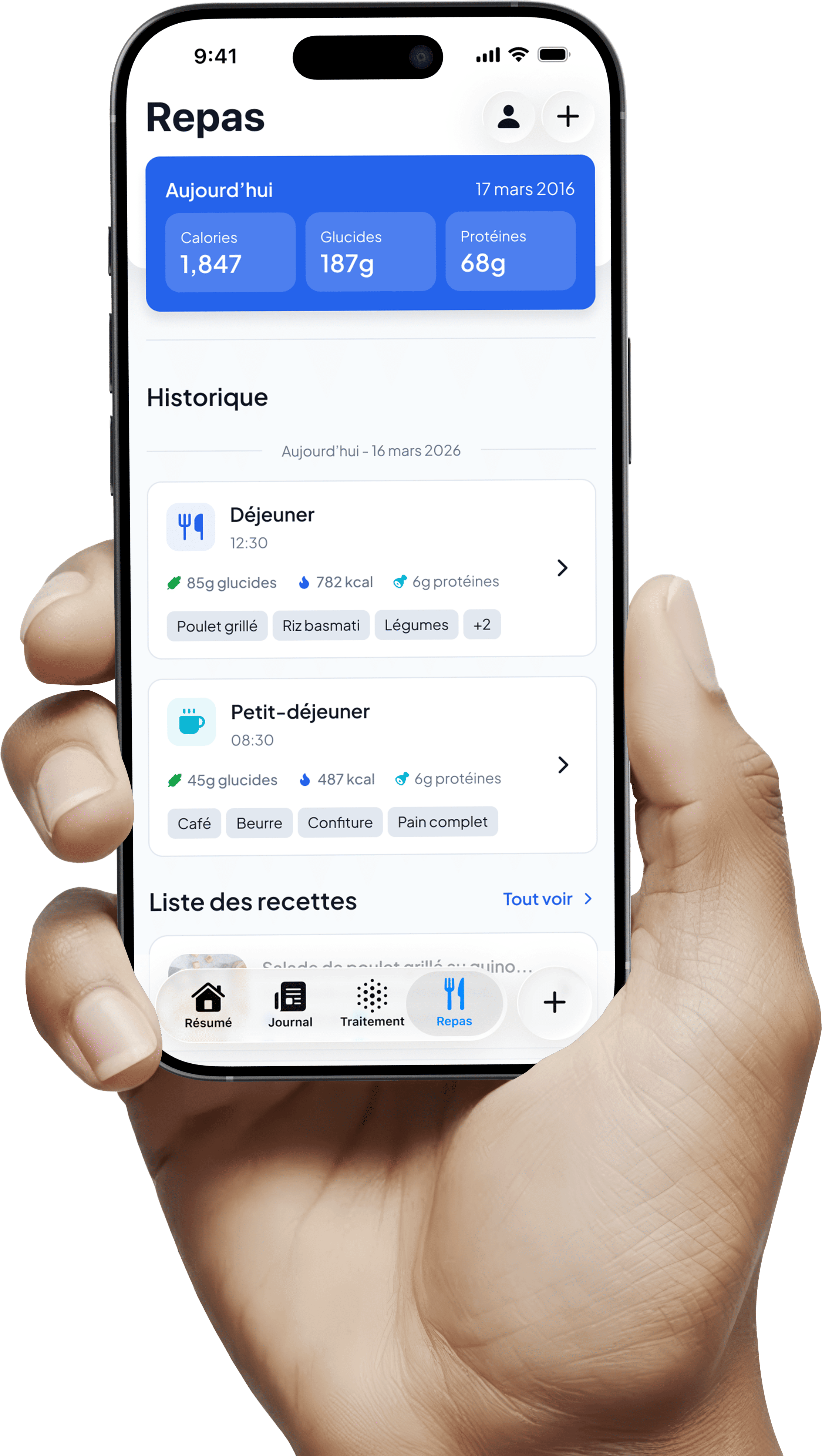 EasyDiabby application mobile